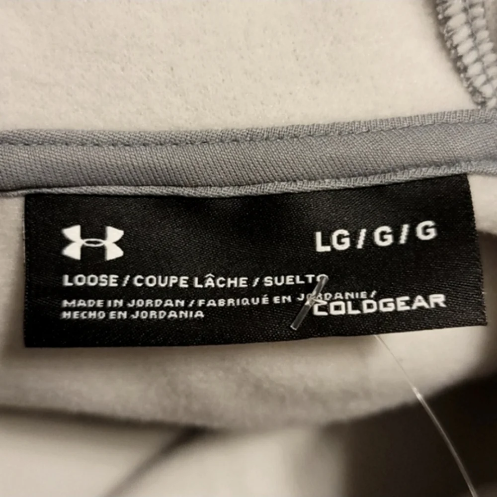 Under Armour Pullover Fleece Hoodie Sweatshirt Steal Gray Silver
